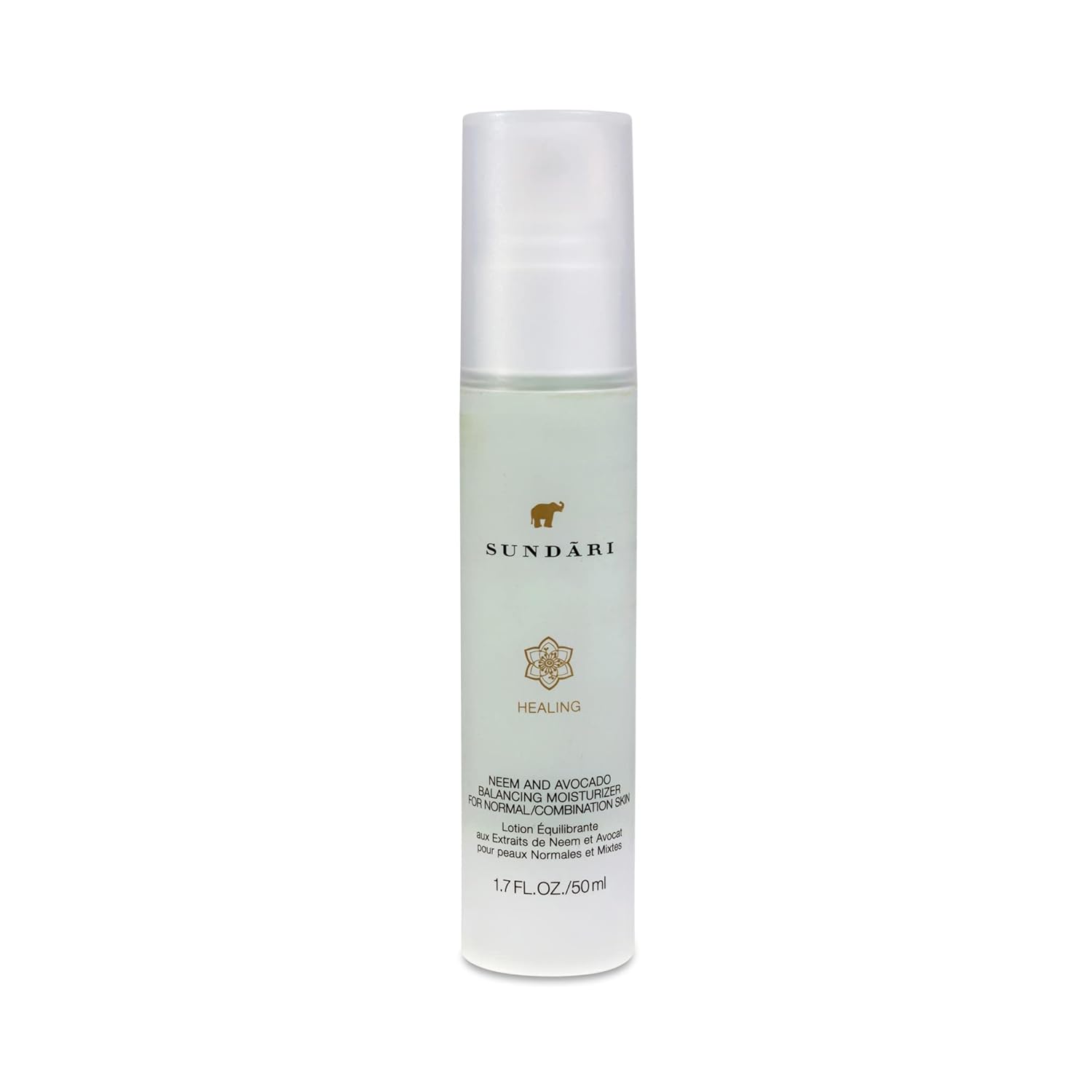SUNDARI Neem and Avocado Balancing Moisturizer – 1.7 Fl Oz, Hydrating Face Cream with Neem, Smoother Texture, Healthier Skin, All Natural Botanicals