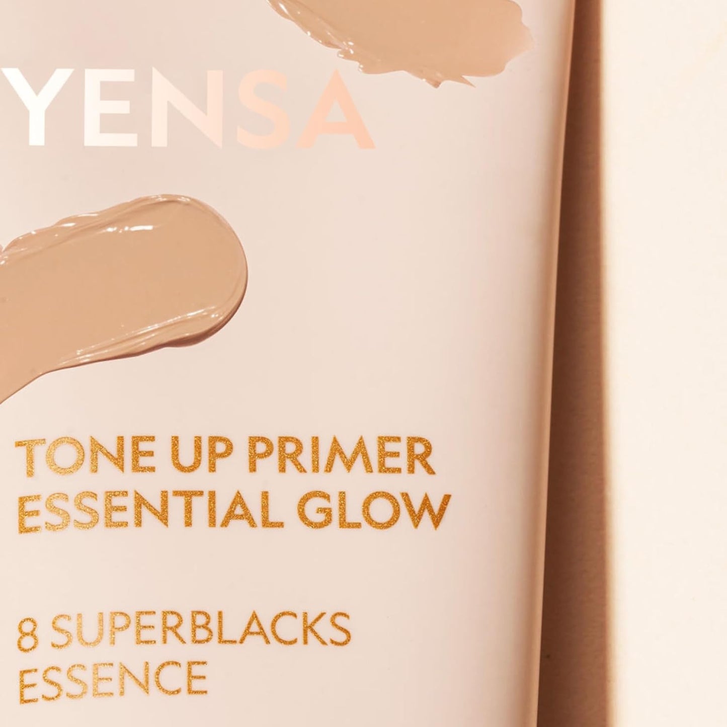YENSA Flawless Base Duo - Skin On Skin Flawless Blending Makeup Foundation Brush (1 Count), Tone Up Essential Glow Primer for Face (1 Fl oz), Brightening & Airbrushed Satin Finish