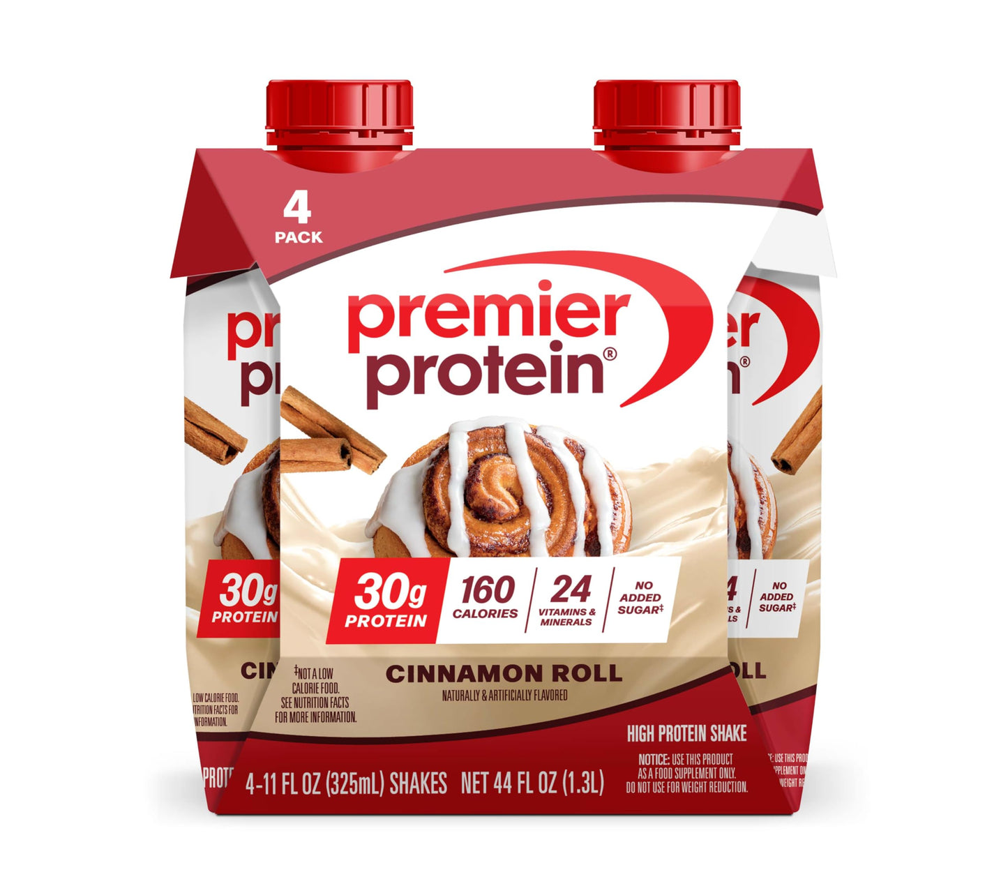 Premier Protein Shake, Chocolate, 30g Protein, No Added Sugar, 24 Vitamins & Minerals to Support Immune Health, 11 fl oz, 12 Pack