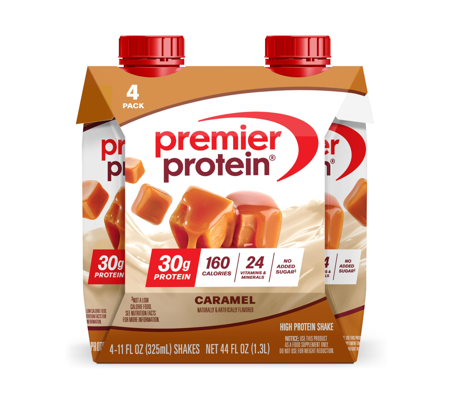 Premier Protein Shake, Chocolate, 30g Protein, No Added Sugar, 24 Vitamins & Minerals to Support Immune Health, 11 fl oz, 12 Pack
