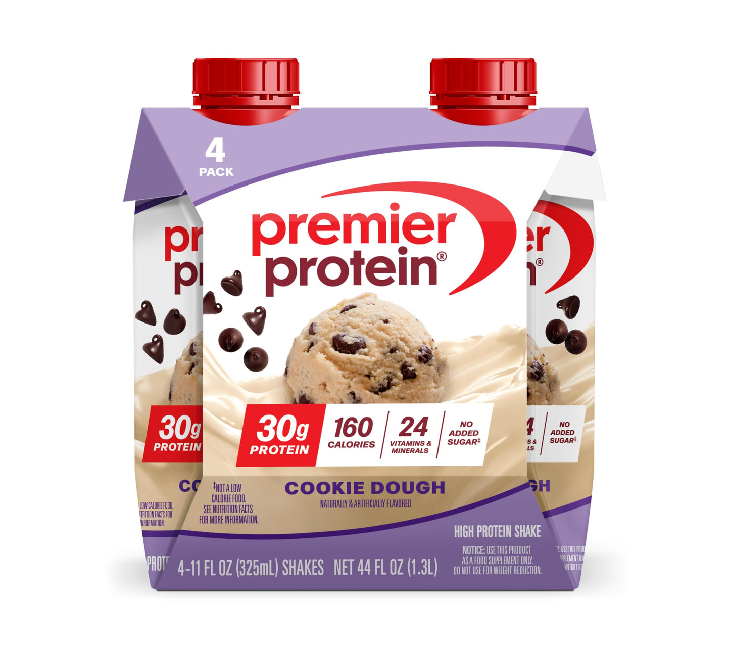 Premier Protein Shake, Chocolate, 30g Protein, No Added Sugar, 24 Vitamins & Minerals to Support Immune Health, 11 fl oz, 12 Pack