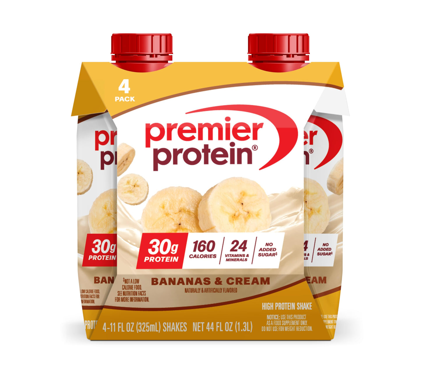 Premier Protein Shake, Chocolate, 30g Protein, No Added Sugar, 24 Vitamins & Minerals to Support Immune Health, 11 fl oz, 12 Pack