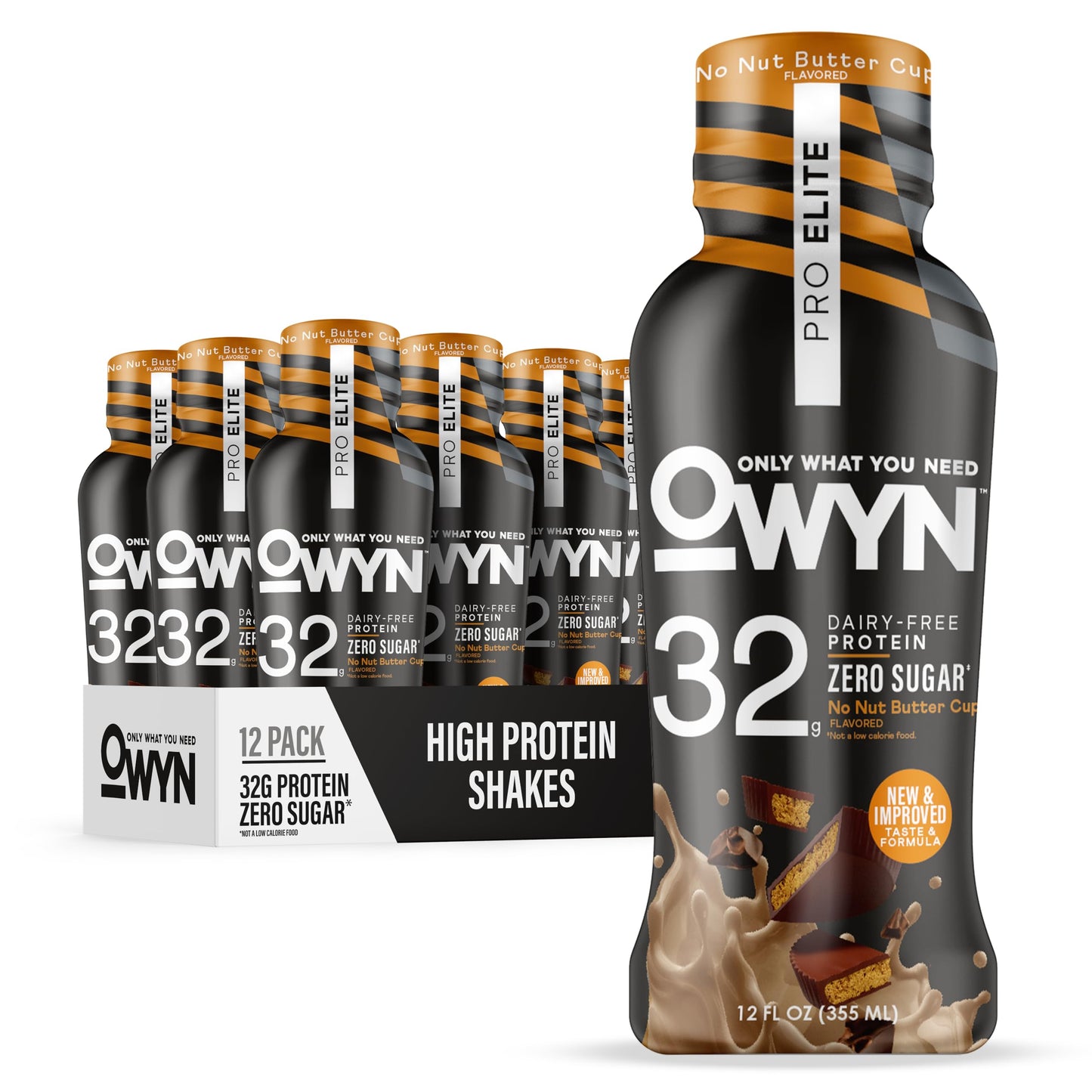 OWYN Only What You Need 32g Pro Elite Vanilla Flavored Protein Shake, 12 Ct